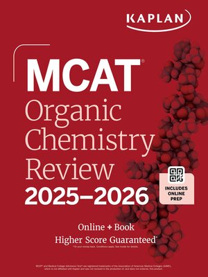 cover image of MCAT Organic Chemistry Review 2025-2026
